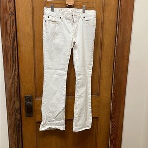 GAP Women's Cream Flare Jeans